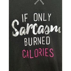 If Sarcasm Burned Calories 3/4 Sleeve Baseball